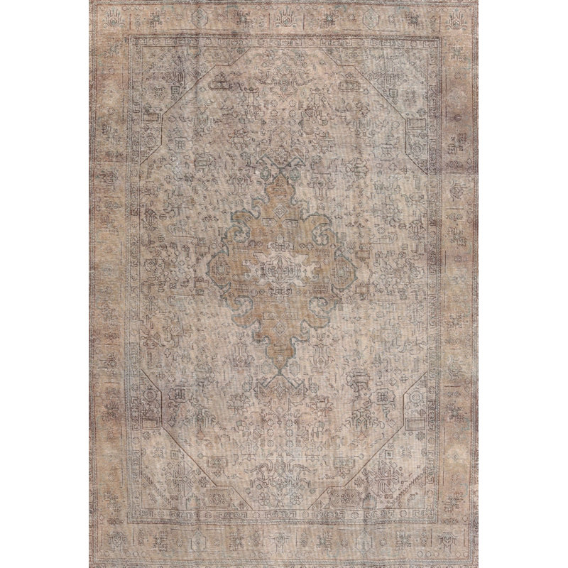 August Grove® Lybbert Power Loom Light Pink/Gray Rug Wayfair